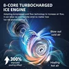 Xiaomi Hanging Neck Fan Portable Bladeless Mini USB Rechargeable Mute LED Digital Display Electric Fan Summer Air Cooler 3