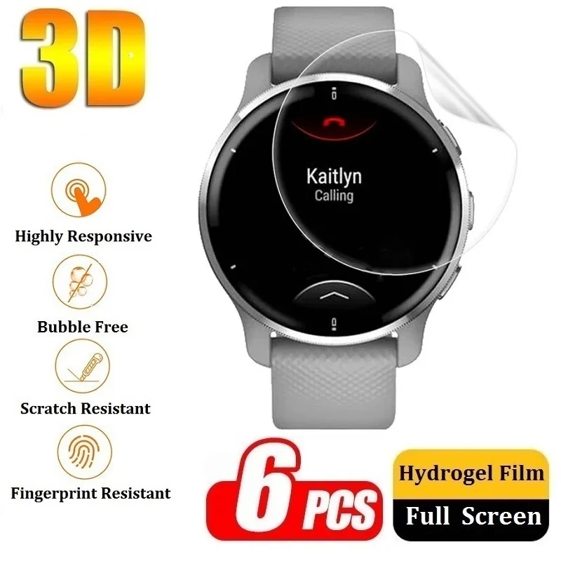 цена Protector Film for Garmin Venu 2 Plus 2S Screen Protector for Garmin Venu 2 Plus 2S 3 3S Film Foil Protection Not Tempered Glass