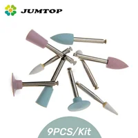 JUMTOP Dental Resin Gring Head Teeth Polisher Composite Resin Polishing Kit RA Shank for Low Speed Handpiece 1