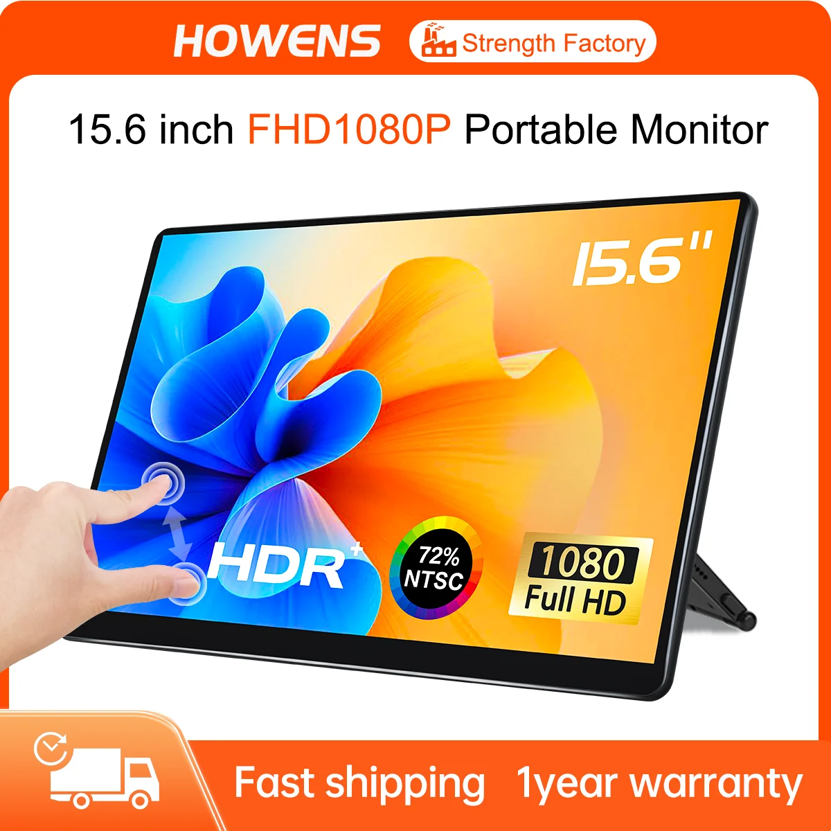 HOWENS-Monitor-Touchscreen-Port-til-LCD-1080-IPS-HDMI-VGA-DVI-Entrada ...