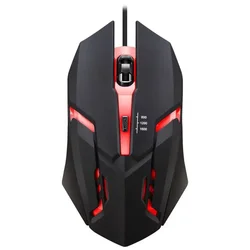 High - Quality Ergonomic RGB Backlit Gaming Mouse with 4 Buttons (Black)