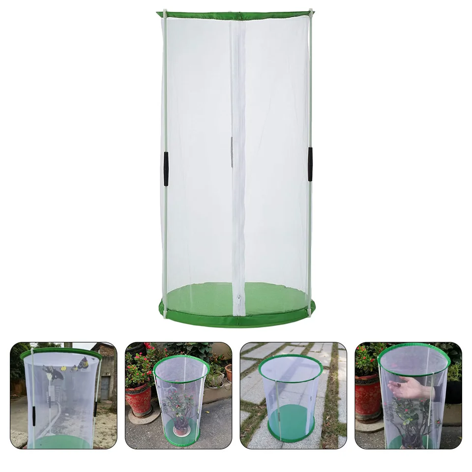 Cage à Insectes Pliable Pour Enfants - Filet Respirant, Pour Papillons Et Petits Insectes