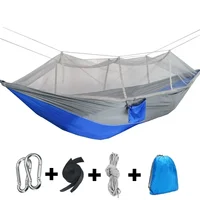 Ultralight Parachute Hammock Hunting Mosquito Net Double Person Camping Leisure Hamak Drop-shipping Outdoor Furniture Hammock 1