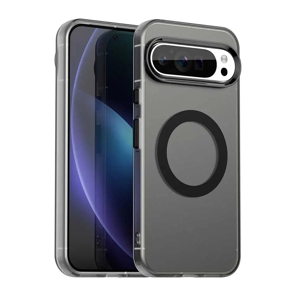 Translucent Candy Color Matte Magnetic Shockproof Phone Case