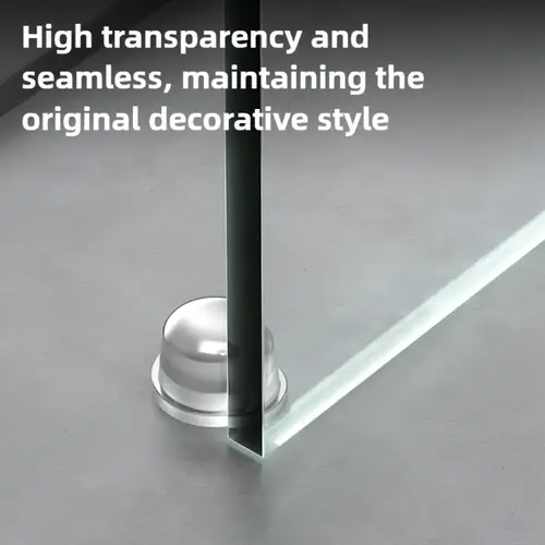 Transparent Silicone Door Stopper No Drill Anti Bump Pad for Office Home Safety Protection Dodgers Door Stop Home Improvement - Image 3