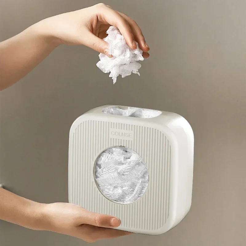 Space-Saving Wall-Mounted Plastic Wrap and Storage Dispenser