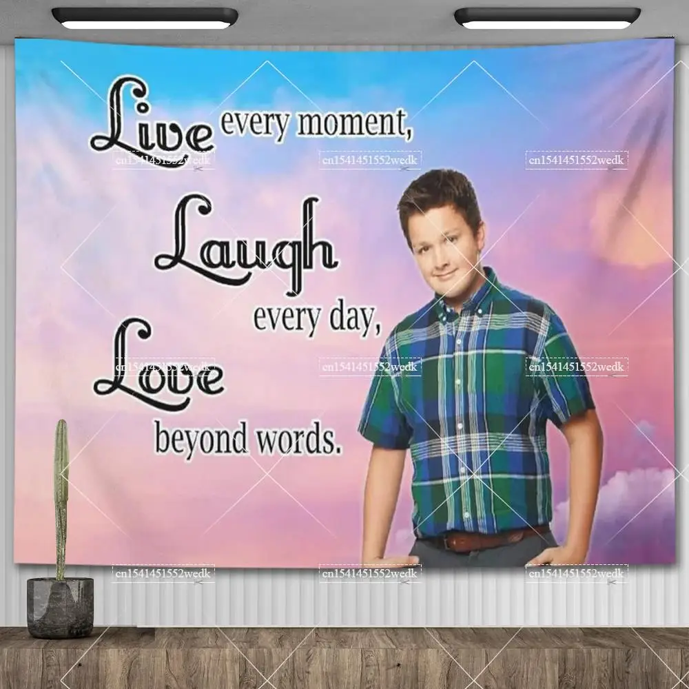 Noick Gibby from ICARLY Tapestry Wall Decor Fuuny Meme Tapestry