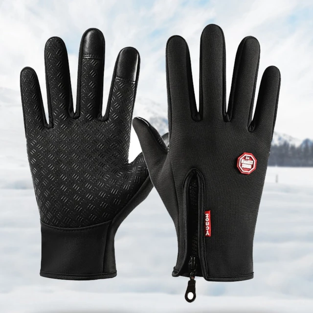 Guantes de esquí multifunción para mujer, impermeables, resistentes al  viento, guantes térmicos con pantalla táctil, guantes de ciclismo para  deportes
