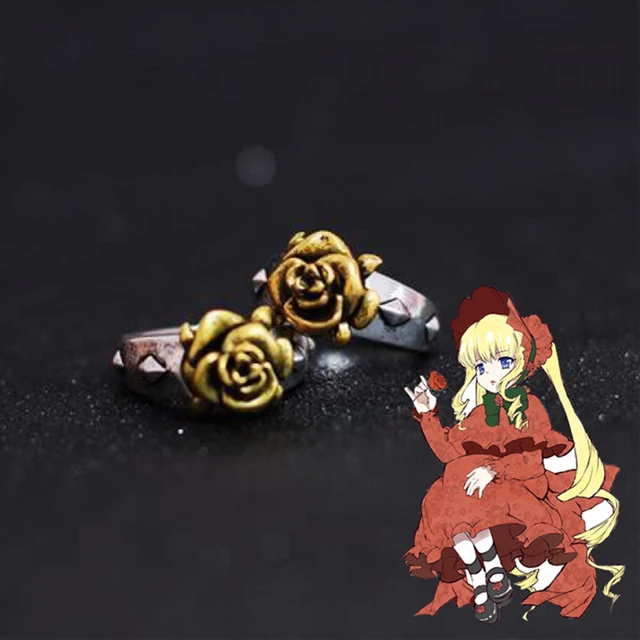 Anime Rozen Maiden Cosplay Ring Unisex Adjustable Opening Retro 3D