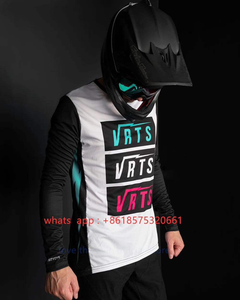 thumbnail image 1 of 2023 Virtuous Vrts Cruz Mtb Motocross Jersey Bicicleta Bmx Bicicleta de montaña Carreras de resistencia Descenso Ciclismo Camiseta Dh Maillot, 1 of 4