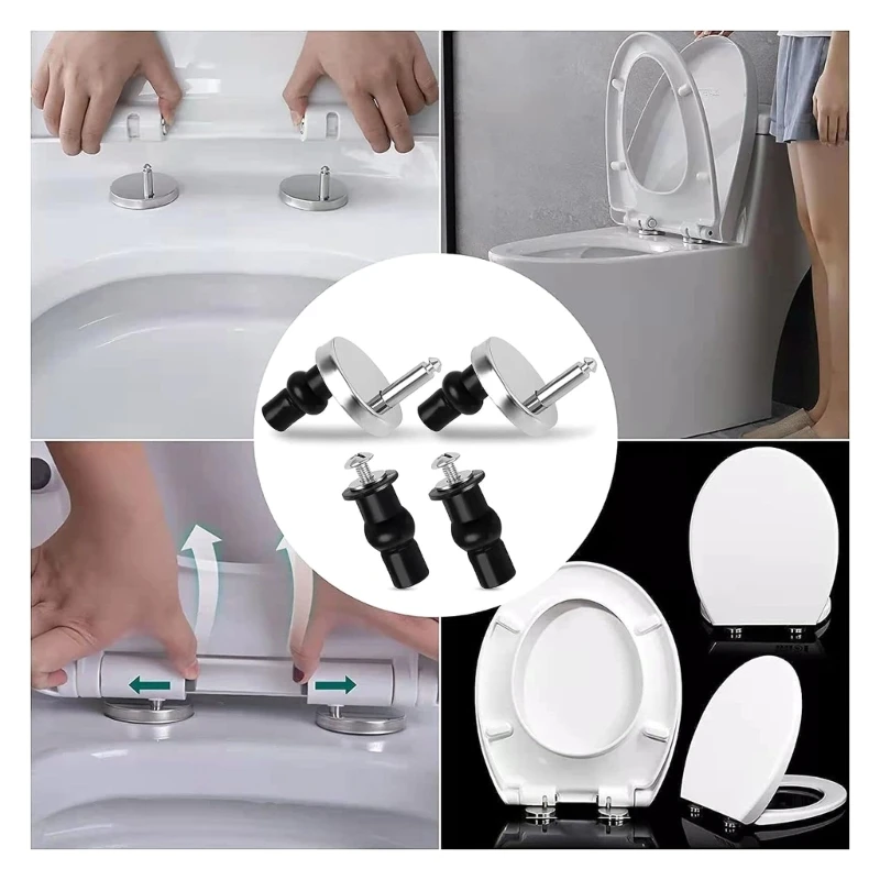 Quick Release Toilet Fixings Durable Universal Toilet Top Fitting for Blind Holes Easy Installation