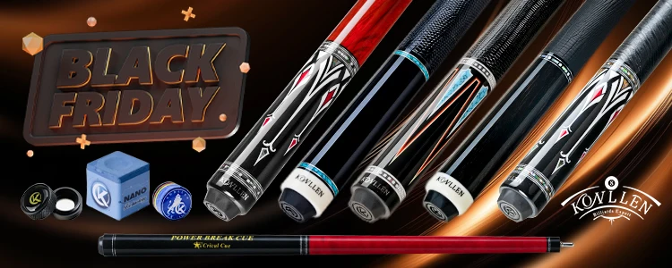 KONLLEN コンラン キュー KL-08 KONLLEN Carbon Fiber Pool Cue Stick KL-08 Low Deflection shaft