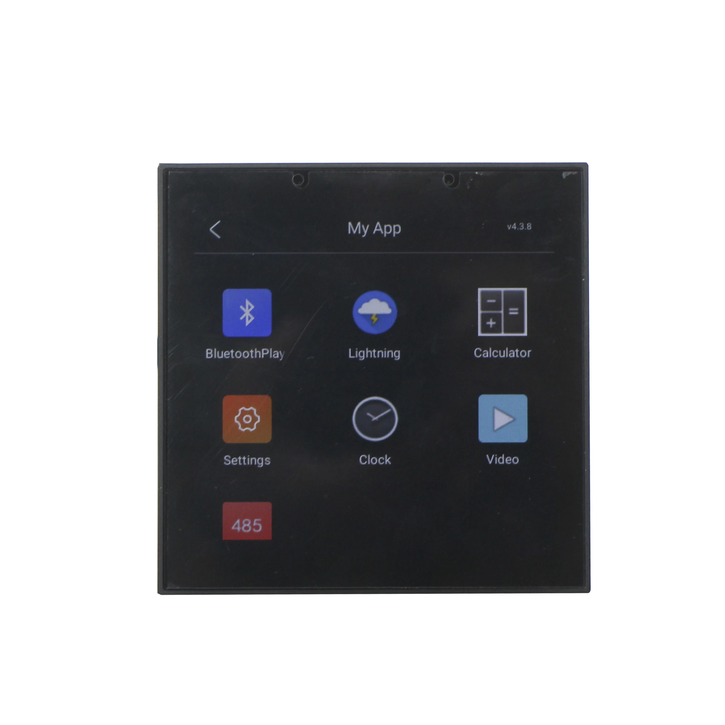 

Home Background Music 2 Channel 25W Blue-tooth WiFi Tuya Wall Amplifier with 4 Inch Touch Screen