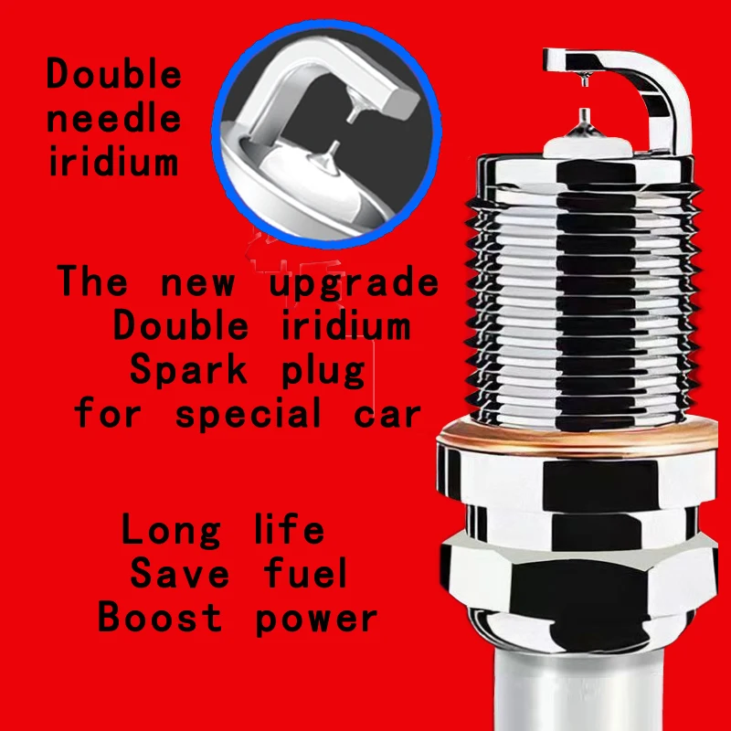 

4pcs Dual Laser Iridium Spark Plug DILZKAR7C11S 90137 fit for Honda Fit HR-V 1.5L JAZZ 1.3L DXE22HCR11S VFXEHC22G 12290-5R0003