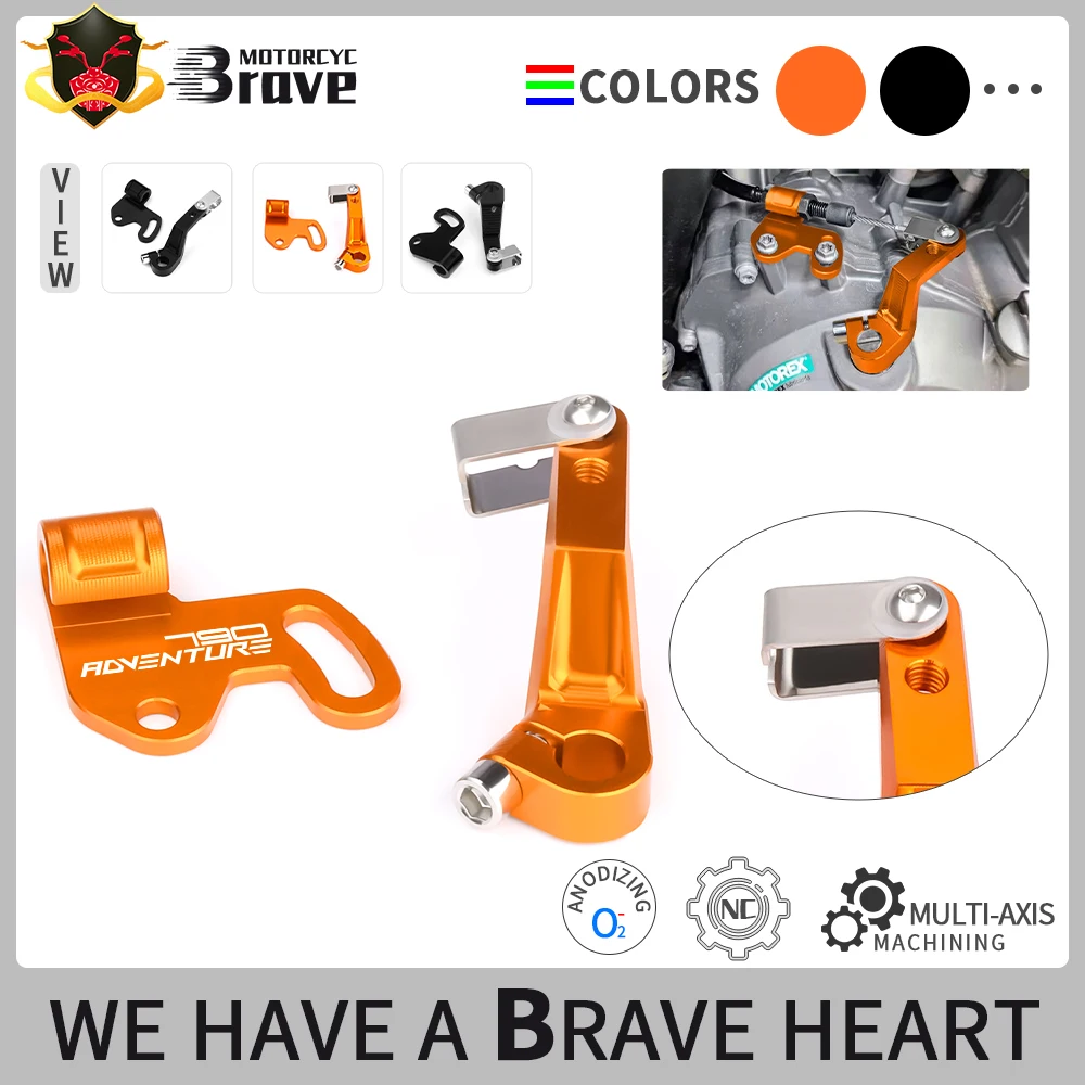 Accessori Moto Braccio Frizione Con Un Dito In Alluminio Per Ktm 790 Adventure 790 Adventure R 890 Adventure 890 Adventure R