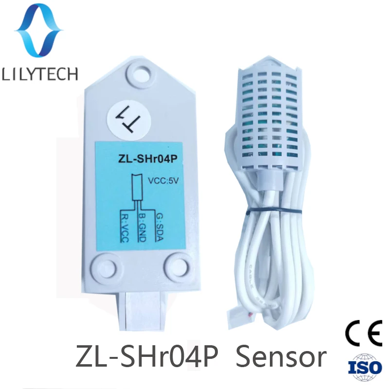 ZL-SHr04P, Humidity and temperature sensor, for LILYTECH controllers.