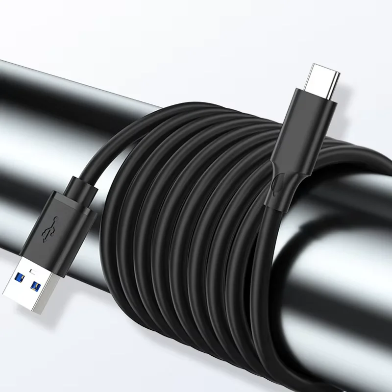 USB3.2 10Gbps 케이블 USB 타입 A to USB C 3.1/3.2 Gen2 케이블 데이터 전송 USB C SSD 하드 디스크 케이블 3A 60W QC 3.0 고속 충전
