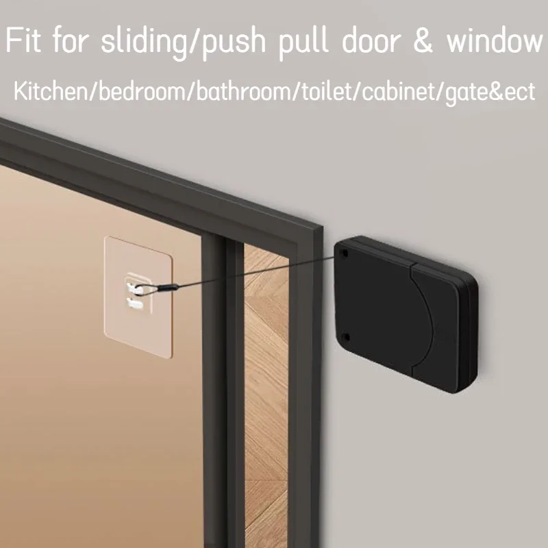 Home Automatic Wooden Door Closer Punch Free Quiet Auto Slow Closing Device For Cabinet Fridge Kitchen Sliding Door House Gate