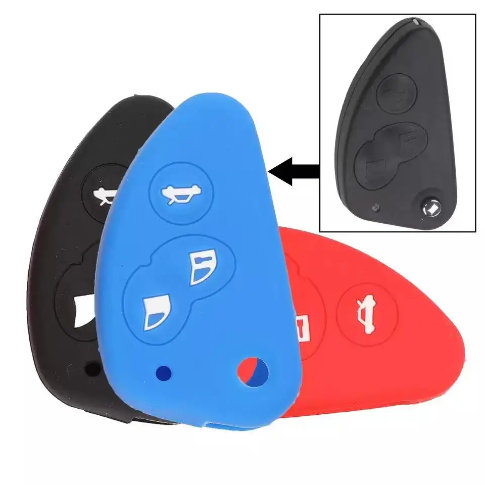 Силиконовый чехол для автомобильного ключа Alfa Romeo 147 166 156 JTD TS GT раскладные