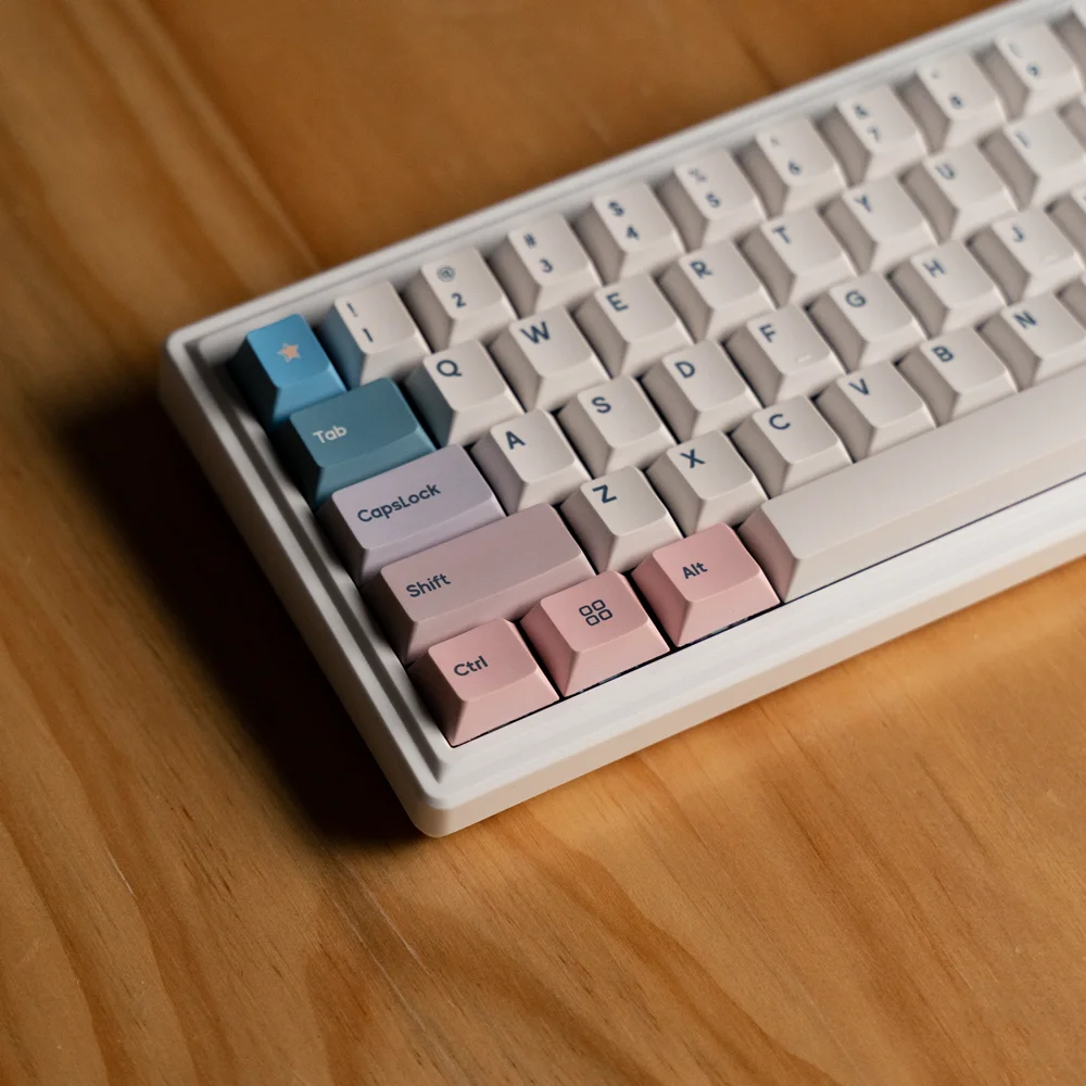 Tarde da Noite Pbt Keycap Custom Design Cereja Perfil Dye Sublimação do Sol Gradualmente Descoloração para Teclado Mecânico - Imagem 3