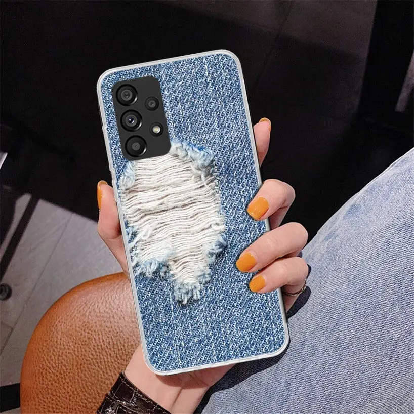 Jeans Cowboy Denim Printed Phone Case