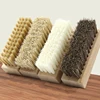 1PC Pig Bristles Shoe Brush For Slippers Sneaker Brush Shoes Cleaning Brushes Boot Brush Cleaner Wood Handle Shoe Brush 1