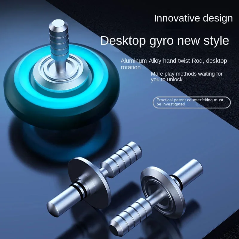 Luminous Mini Fidget Spinner Metal Relieve Stress Relief Toy EDC Hand Spinning Top Rotating Tip Antistresse Lure Cool Things
