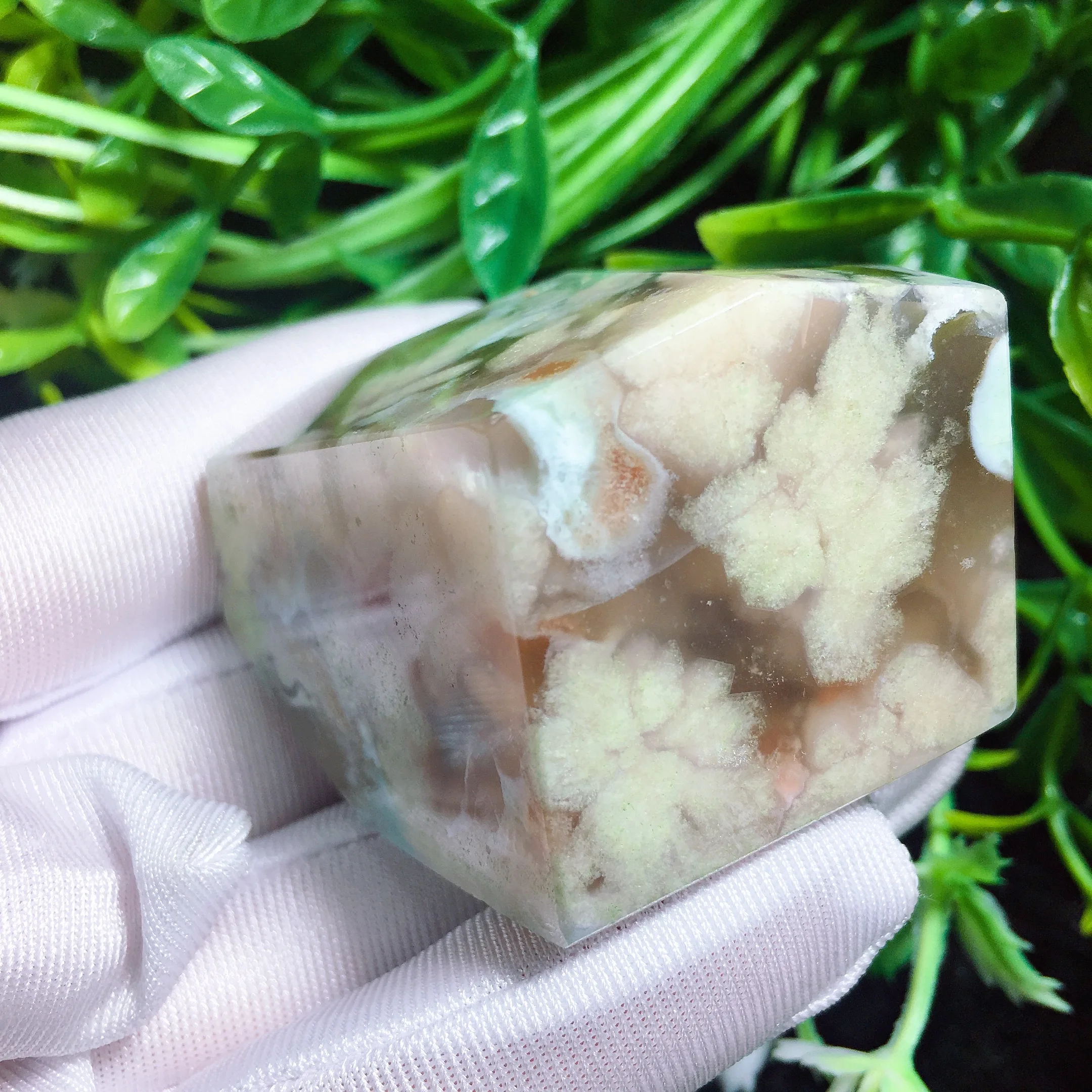 Green Flower Agate Freedom 2406