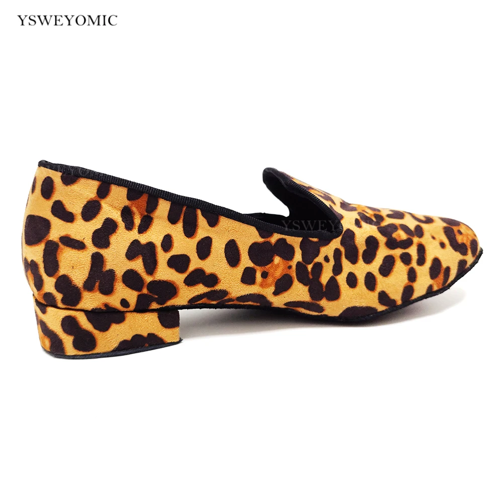 Men And Boys Dance Shoes Suede Leather Men Casual Style Heel 2.5cm 4cm Indoor Dance Club Latin Ballroom Salsa Man Dance Shoes