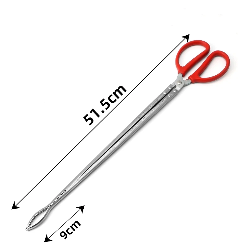 Ceramic Work Safety Pliers – Curved Long-Handled Kiln Tool