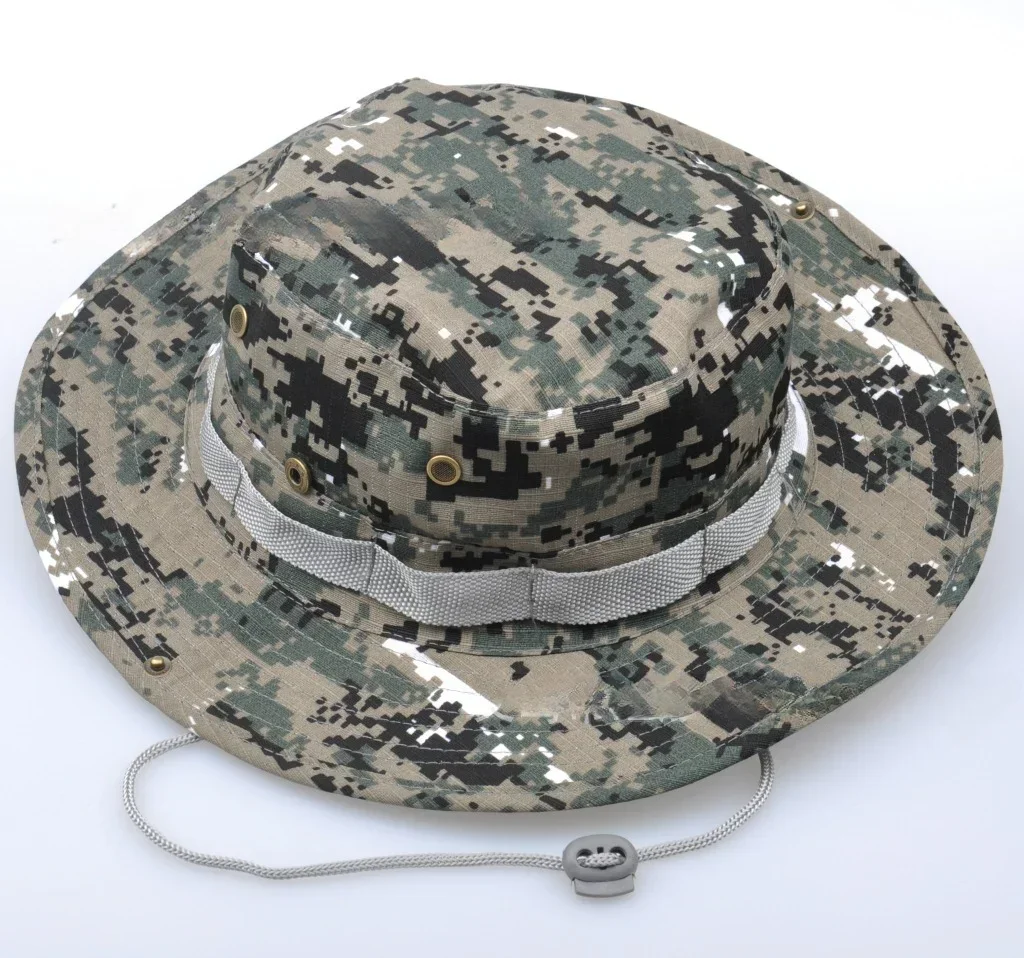 Casquette Boonie Camouflage Mossy Oak - Vert Chêne Mousse - Taille L/XL - Mélange Coton/polyester