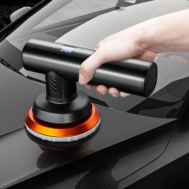 New High Power Car Polisher Machine Wireless Electric Polishing Wax Tool Adjustable Speed Cordless Auto Polish Waxing Machine