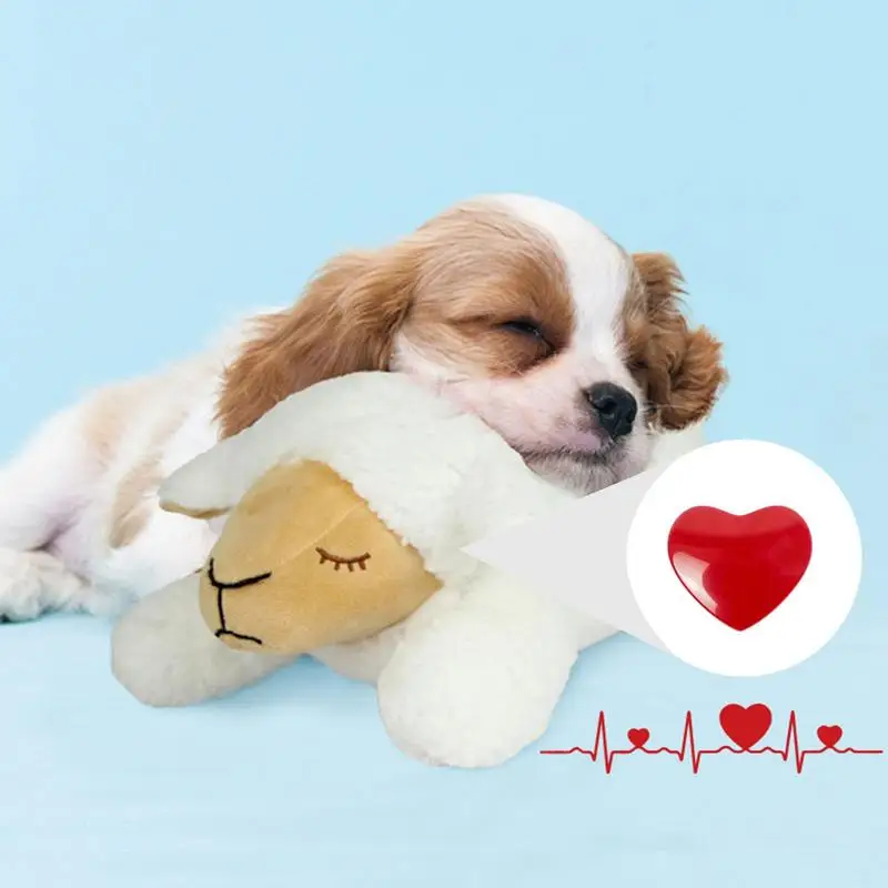 

Heartbeat Puppy Toy Dog Behavioral Training Toy Dog Plush Toy Pet Heartbeat For Separation Relief Puppy Behavioral Training Aid