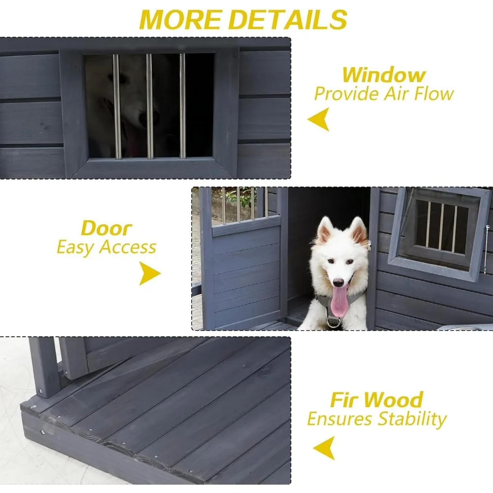 Dog House with Porch 4