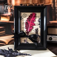 JIANWU ручка сбора чернил серии винтажная гусиная ручка пейзажный материал коллаж наклейка для скрапбукинга креативный журнал канцелярские принадлежности — изображение 5