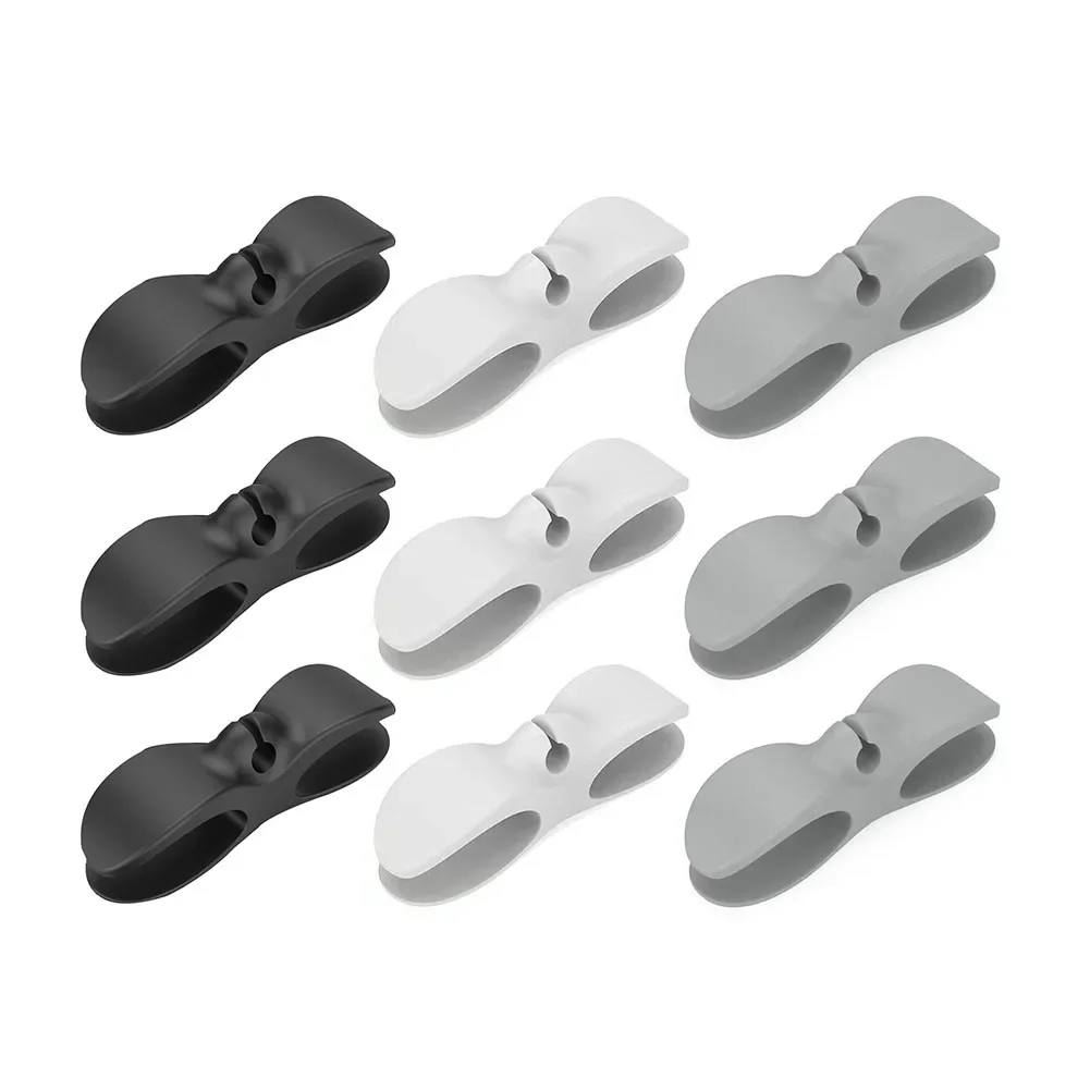 Cord Manager For Kitchen Appliance Wire Holder Cable Winder Bathroom Office Cord Management Organizer Clips Wrapper 4pcs cable organizer
