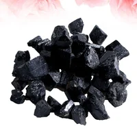 Black Tourmaline Chips 50g 2mm Crushed Tourmaline Tumbled Stone Natural Pieces 2