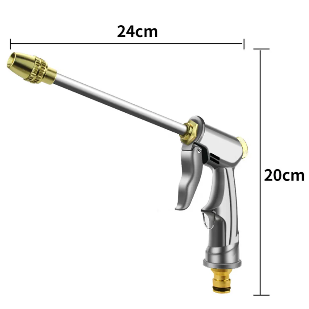 Fruit Tree Irrigation Gun with Hose Nozzle High Pressure Sprinkler Versatile Agricultural Sprayer Gun for Watering Plants