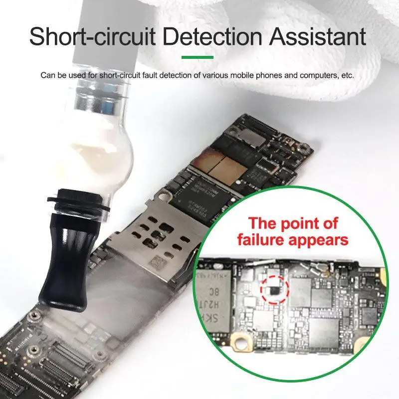 RL-069 Mobile Phone Computer Motherboard Repair USB Charging Welding Pen Rosin Atomizer No Soldering Iron Short Circuit Detector