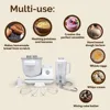 Complete bread dough mixer with dough hook, kitchen electric vertical mixer, white free shipping 3