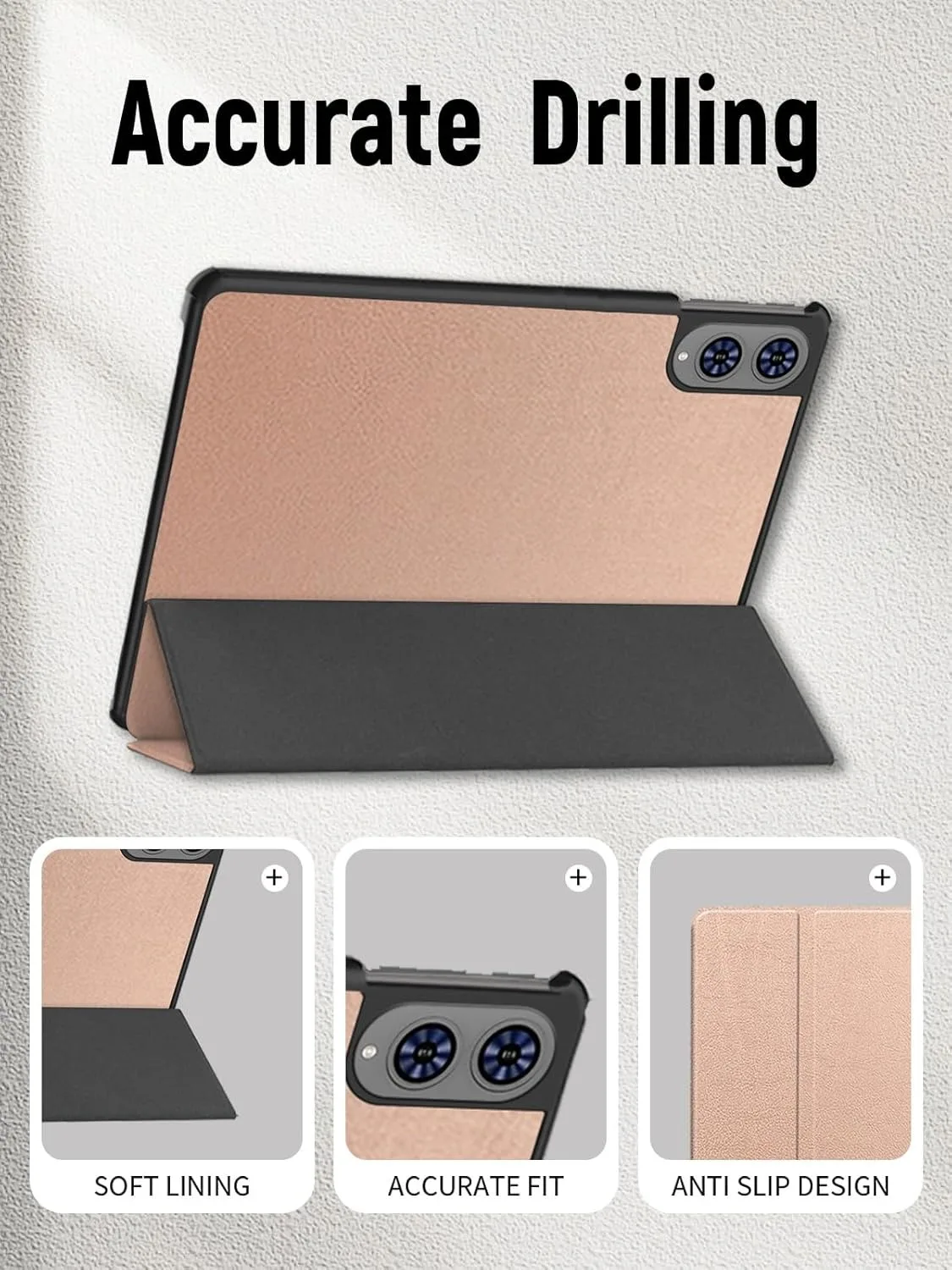 3-in-1 Tablet Hard Cover Case with Bluetooth Keyboard and Sleeve Pouch