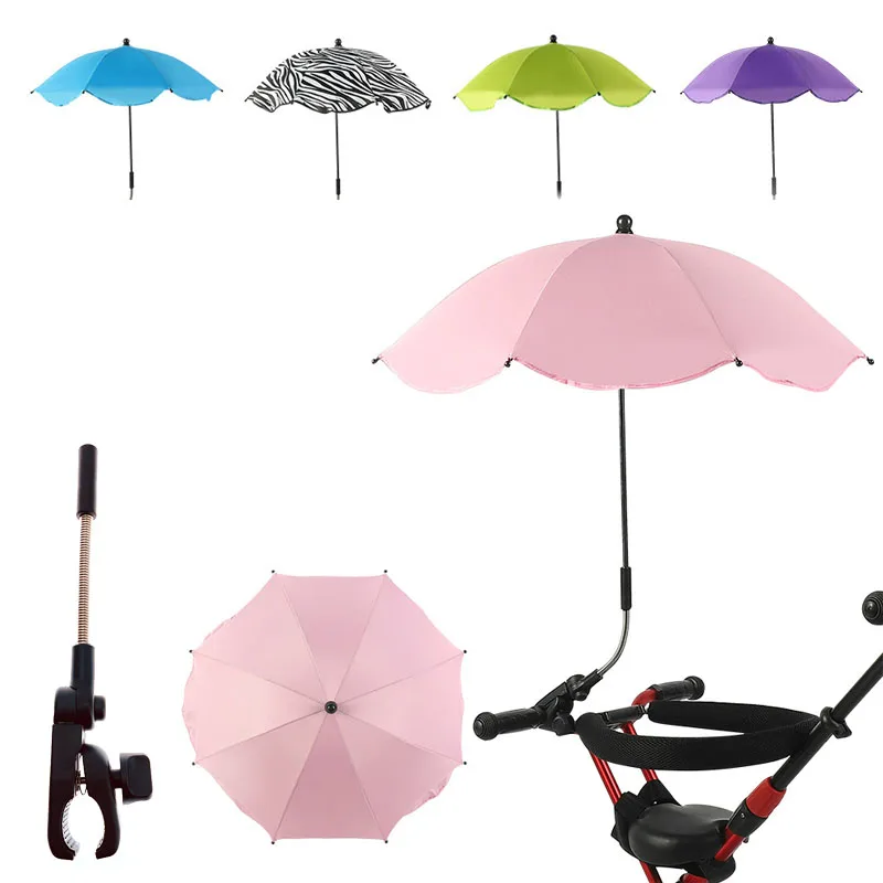 UV Protection Sunscree Rainproof Baby Umbrella Infant Stroller Cover