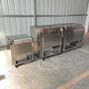 Electric Fruit Vegetable Skin Washing Peeler Automatic 200KG / H Potato Carrot Cleaning Peeling Machine Sweet Potato Ginger 4