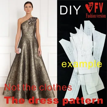 Dress Sewing Pattern Template 1