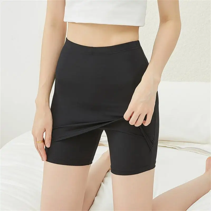Women Shorts Underwear Double-layer Safety Pants Crotch Summer Seamless Skirt Shorts