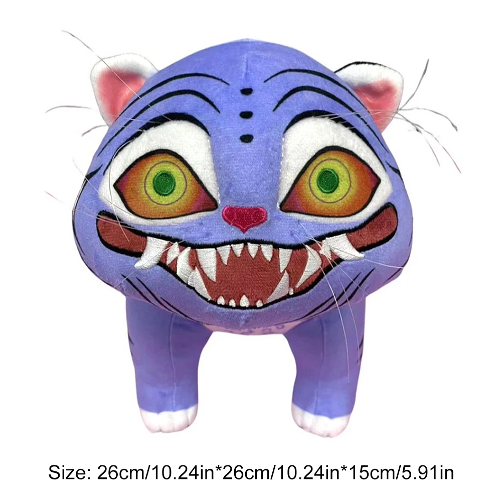 14cm Anime Kpop Demon Hunters Tiger Plush Toys Cute Blue Tiger Derpy Sussie Dolls Toy Monster Hunt Girl Group for Birthday Gifts