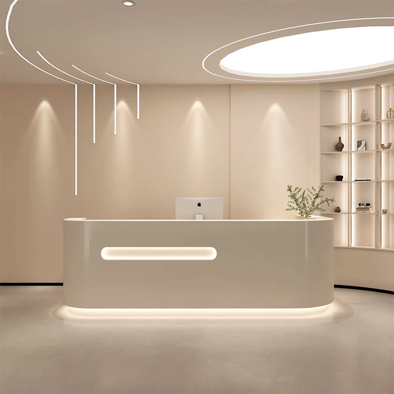 Reception Reception Checkout Cashiers Gaming Rostro Service Desk Shop Counter Leggio Scvania Per Uffio Mobili Di Lusso