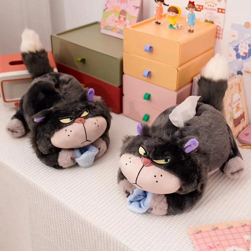 

40 см Disney Золушка норвежский лес Кот люциферированная мультяшная плюшевая игрушка кукла автомобиль бумажное полотенце крышка домашняя коробка для салфеток подарок для ребенка