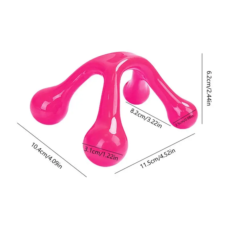 Handheld Body Massager Arch Small Massage Tool Palm Massage Tool Hand Held For Back For Traveling Home