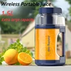 1.5L Juicer Cup Mini Portable Blender Mixer Smoothie Orange Lemon Fruit Juice Extractor Electric Citrus Press Sport Water Bottle 1